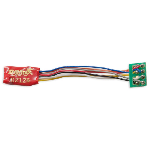 Digitrax - DZ126PS 1 Amp Z / N / HO Scale Decoder with DCC Medium Plug with 1in Harness